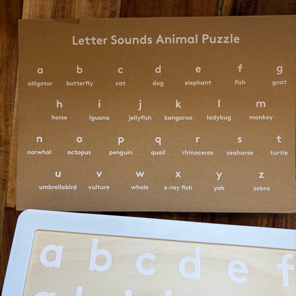 Lovevery Letter Sounds Animal Puzzle - Picture 5 of 6